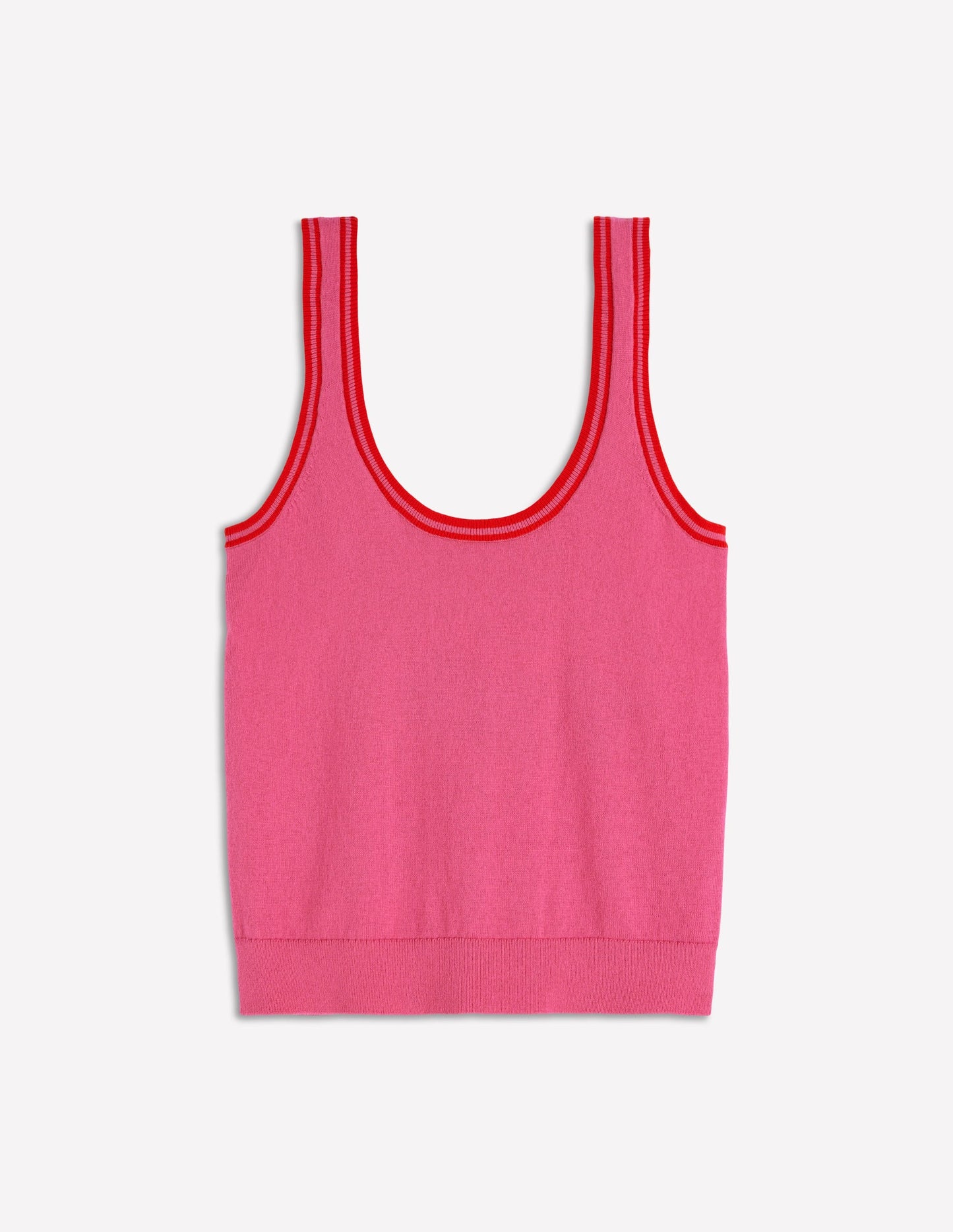 Liz Knitted Tank-Pink