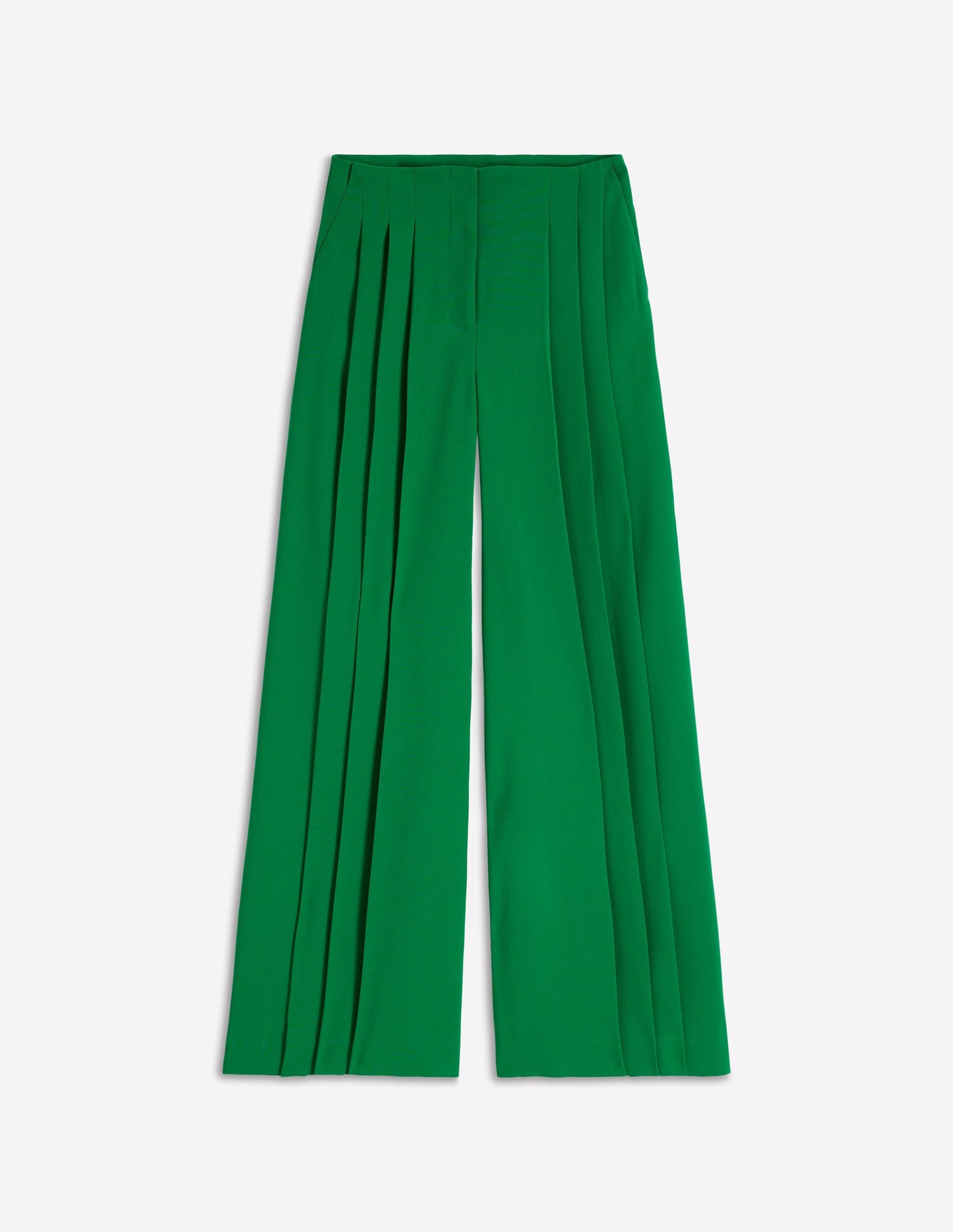 Regent Wide Leg Pants-Rich Emerald