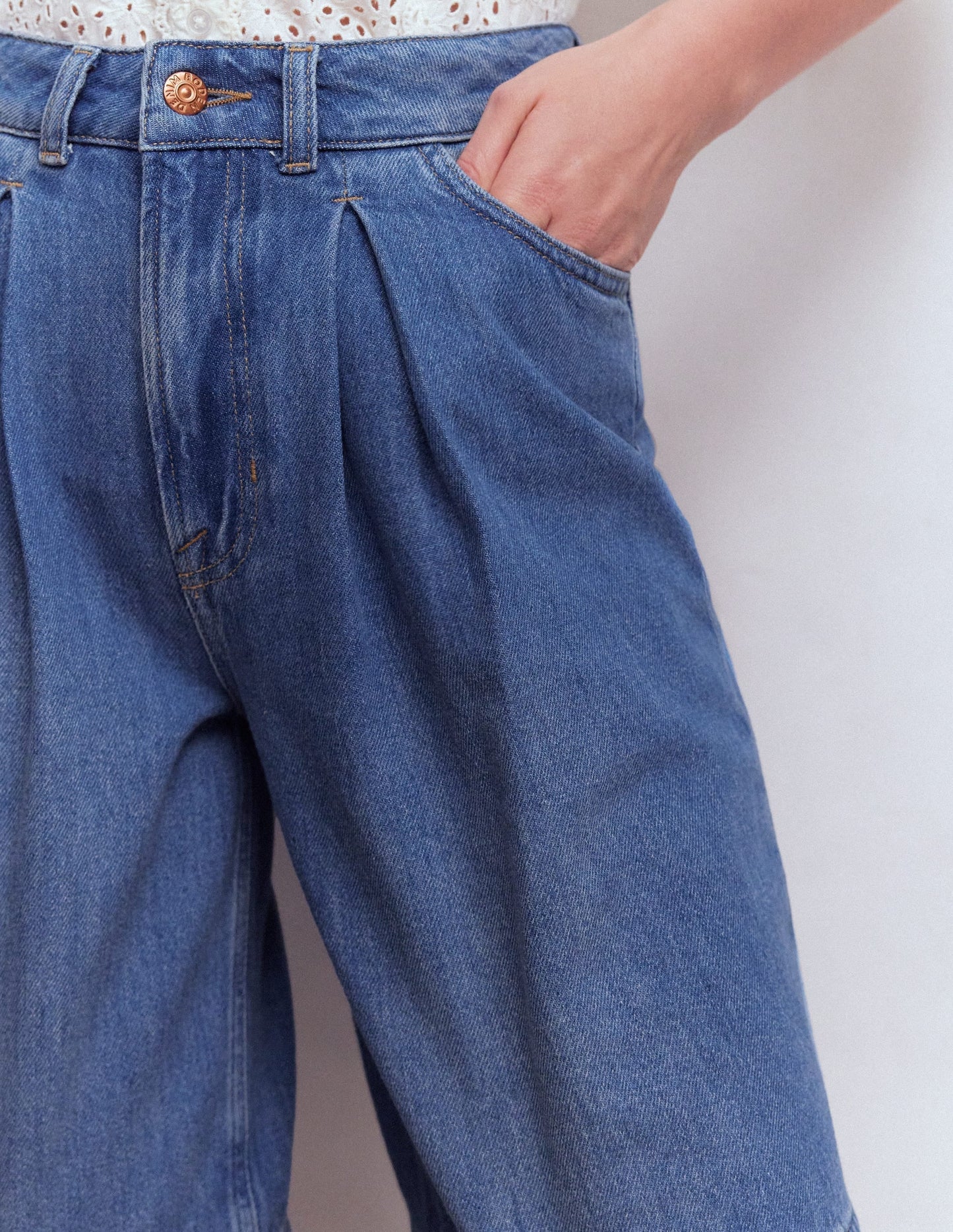Denim Bermuda Short-Light Vintage