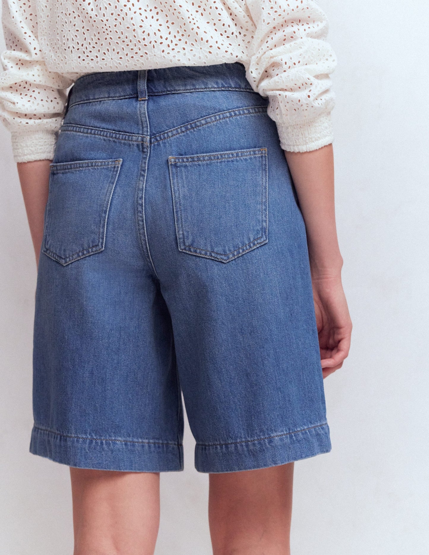 Denim Bermuda Short-Light Vintage