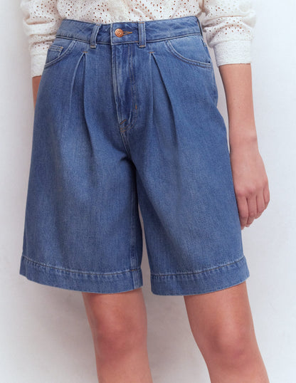 Denim Bermuda Short-Light Vintage