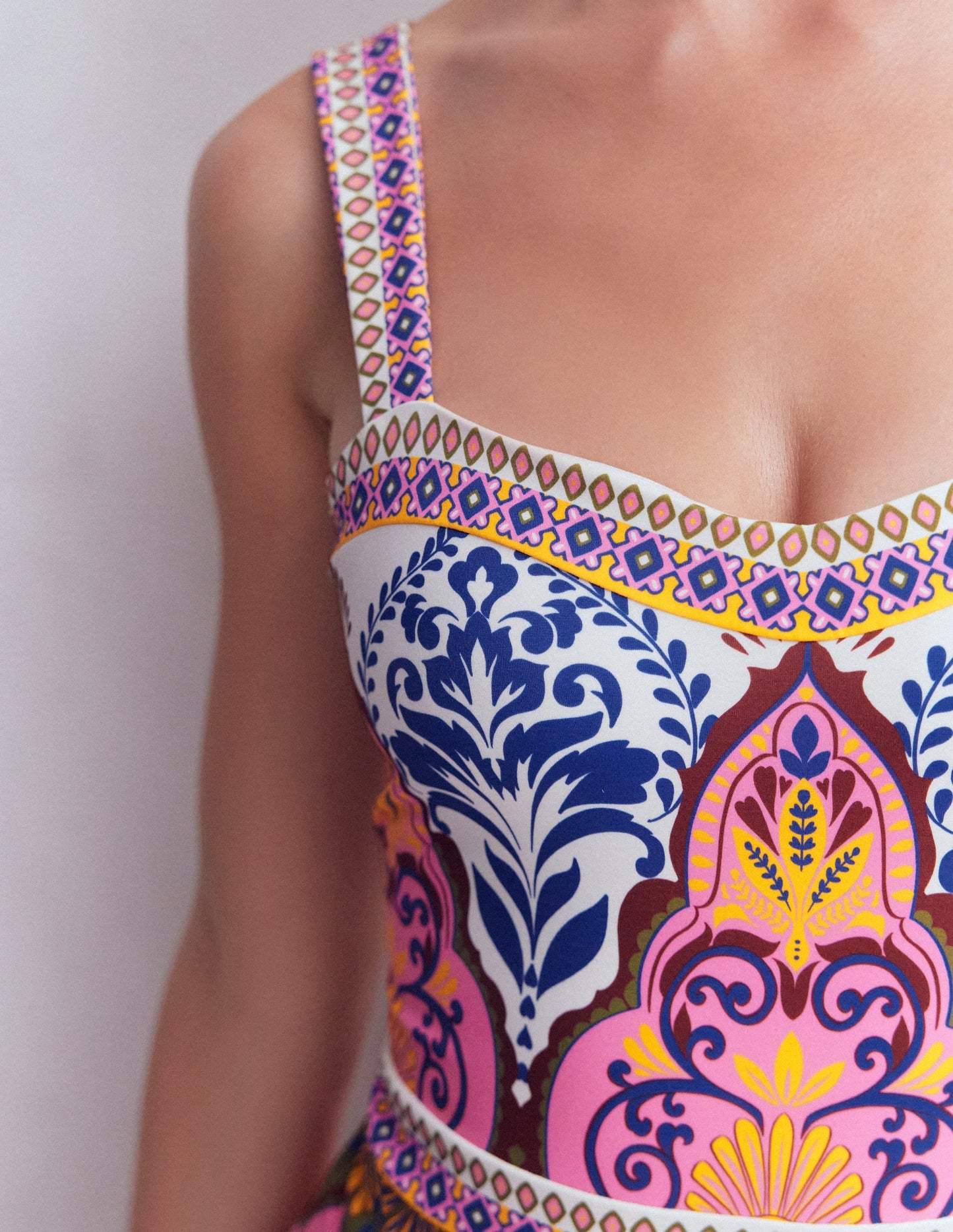 Clean Sweetheart Swimsuit-Multi, Ornamental Garden