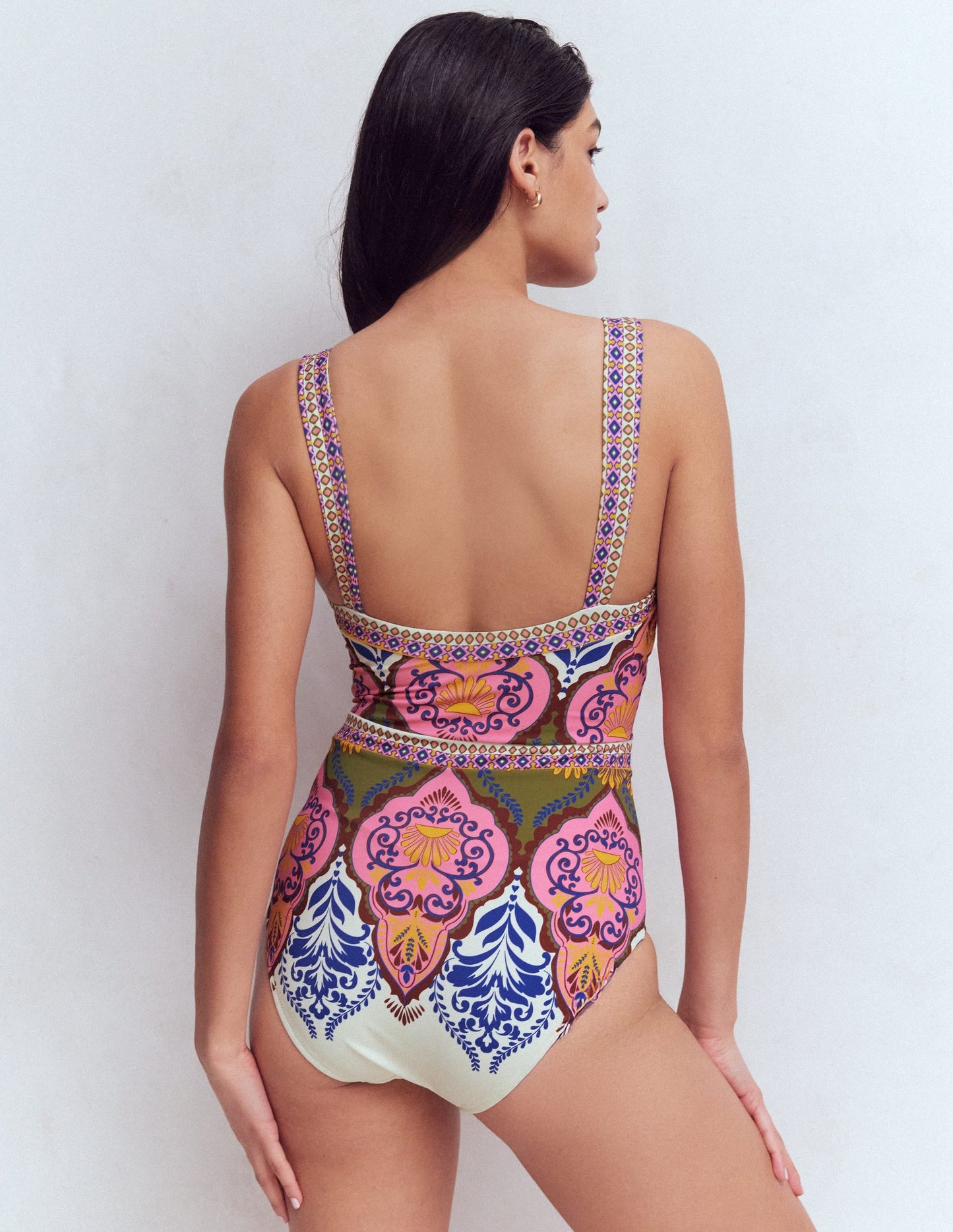 Clean Sweetheart Swimsuit-Multi, Ornamental Garden