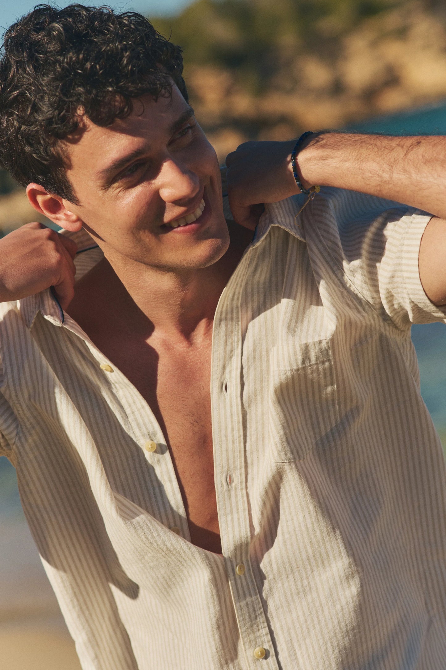 Marine Layer Better-Than-Linen Short Sleeve Shirt