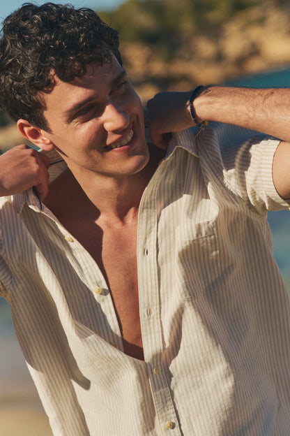 Marine Layer Better-Than-Linen Short Sleeve Shirt
