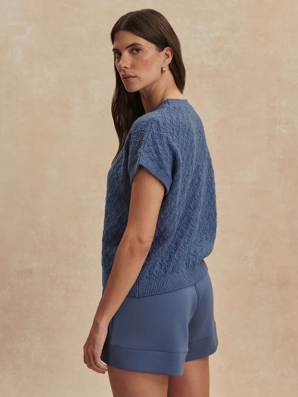 Manae Pointelle Knit Top