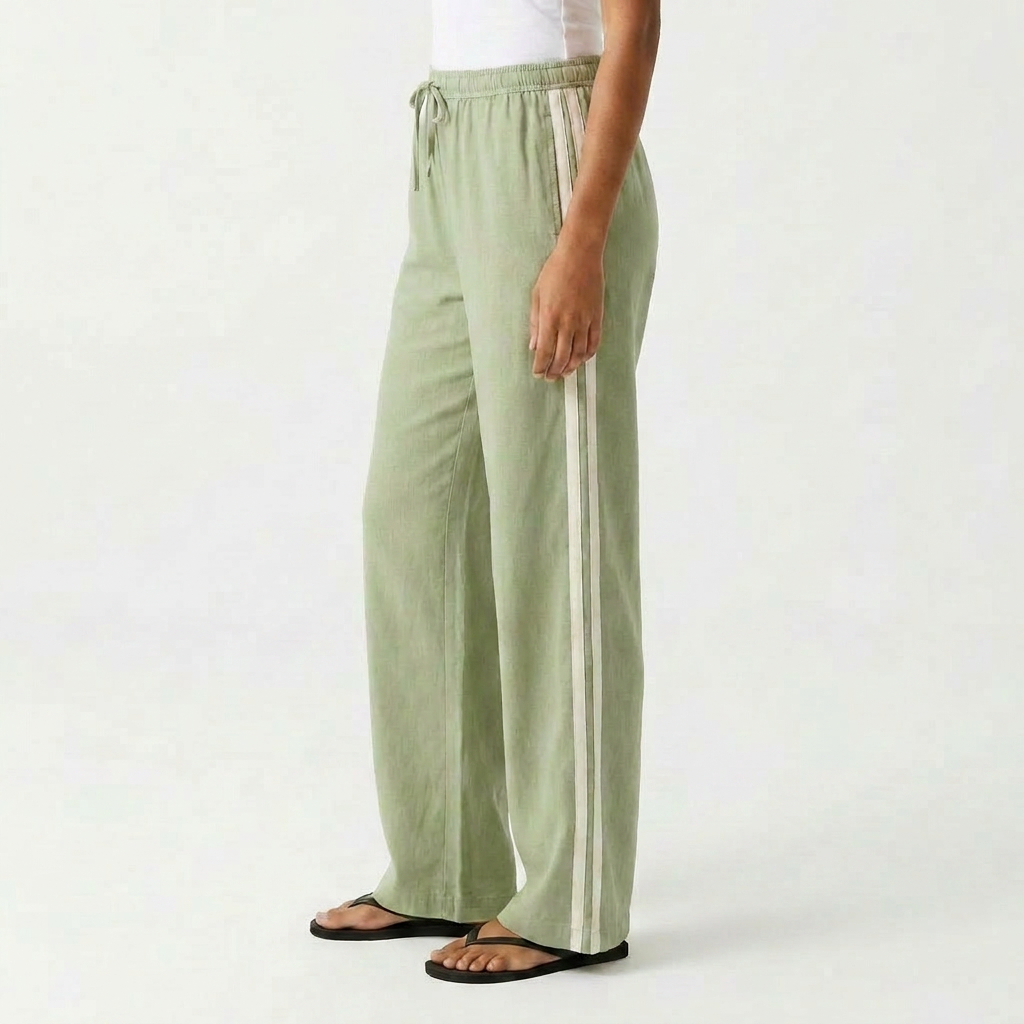 Wave Stamp Knit Pant