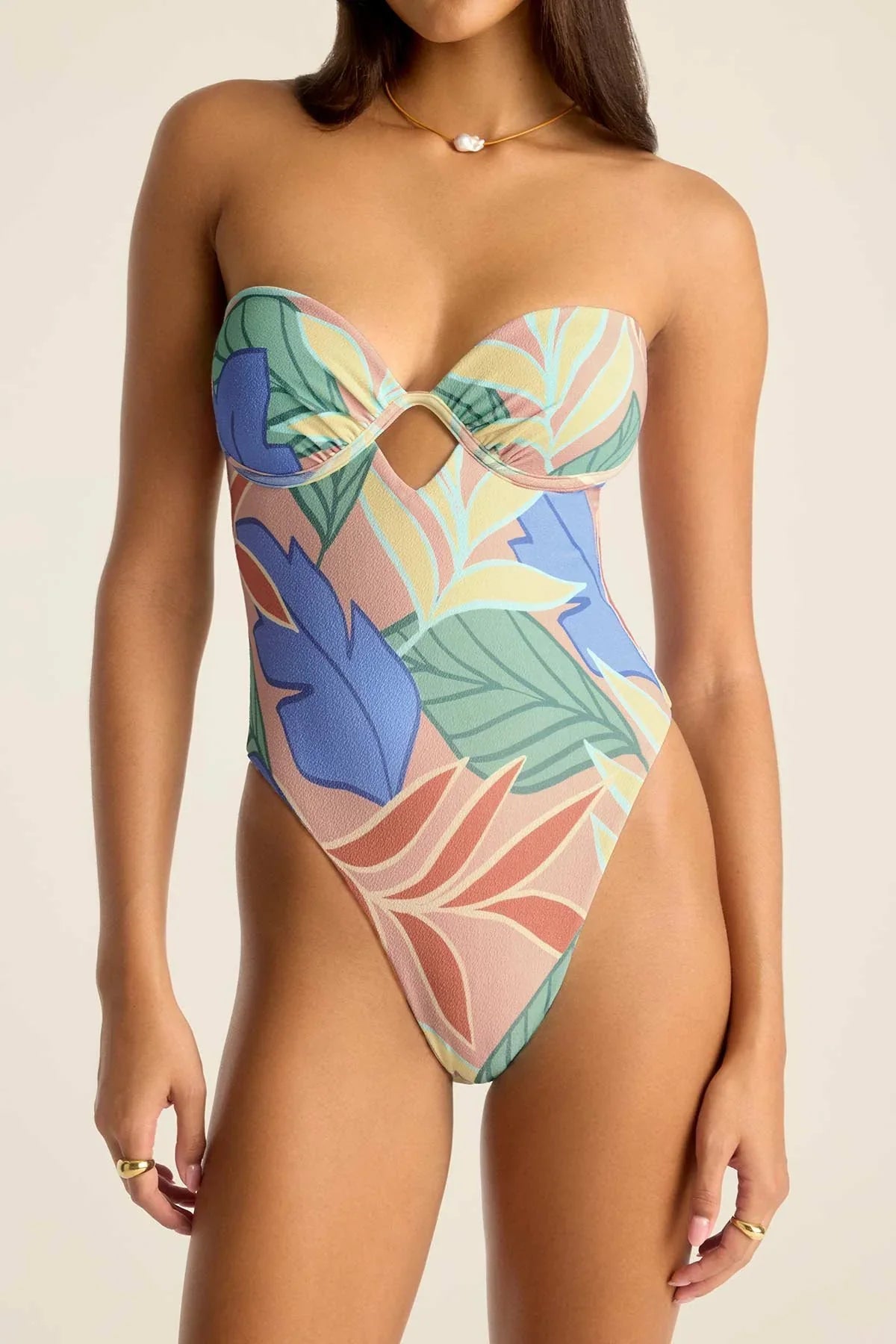 Vitamin A Mabel Underwire Bandeau One Piece