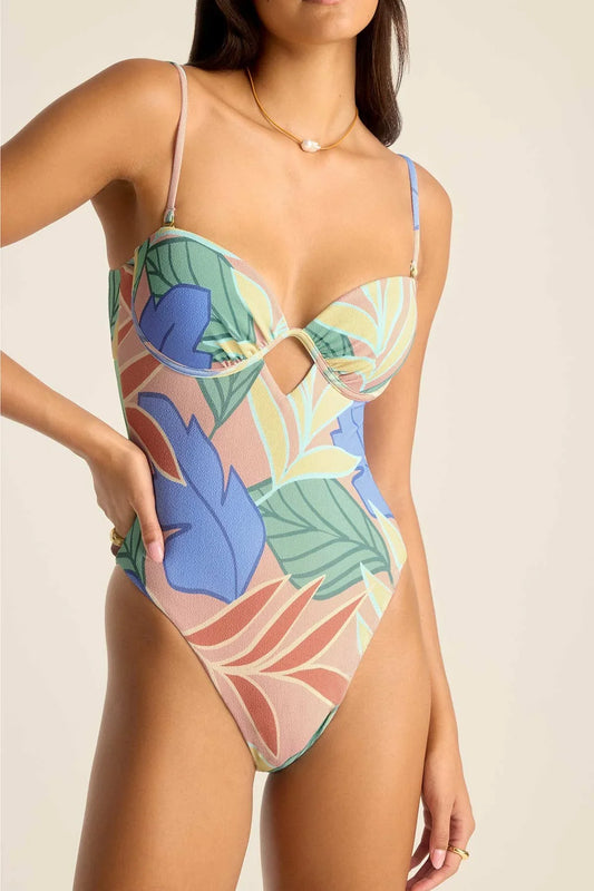 Vitamin A Mabel Underwire Bandeau One Piece