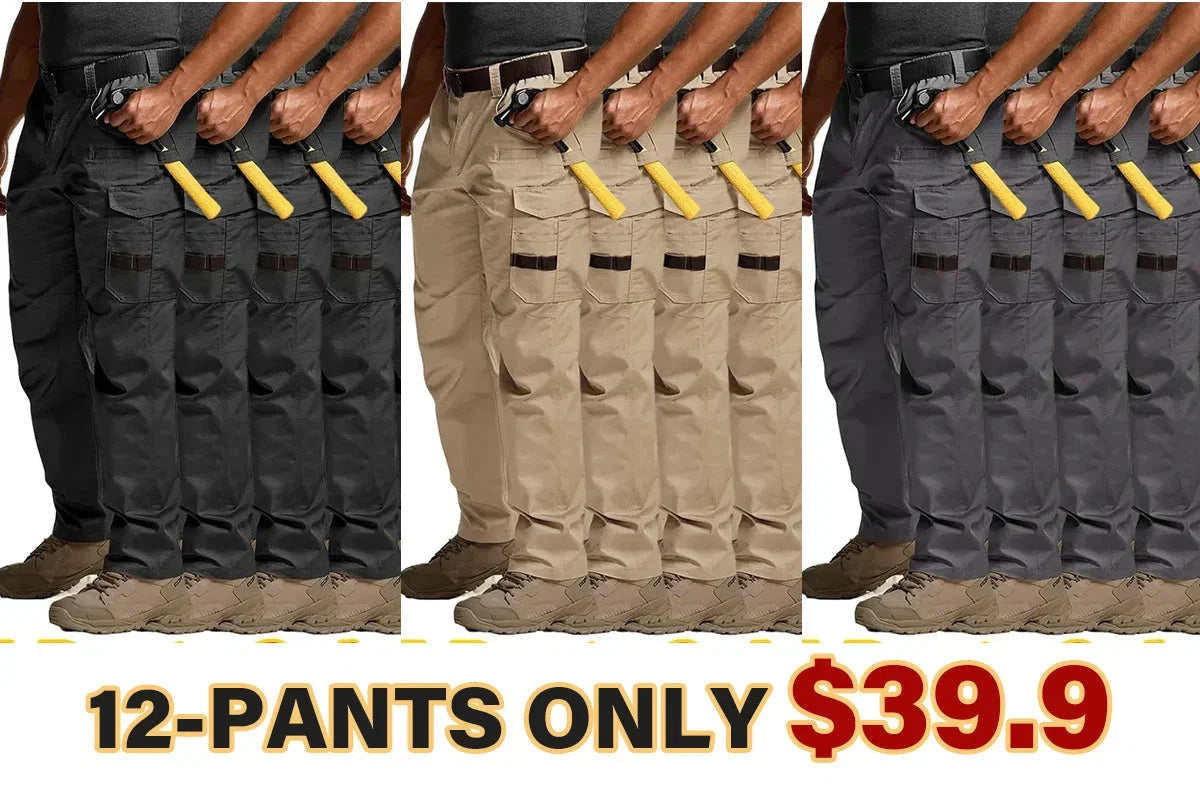 Unisex Multi-pocket Work Pants