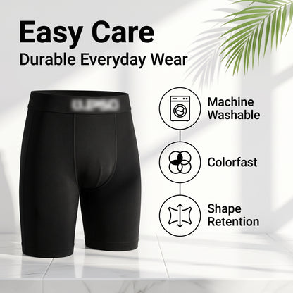 🩳Men's Novelty Graphic Long Leg Boxer Briefs