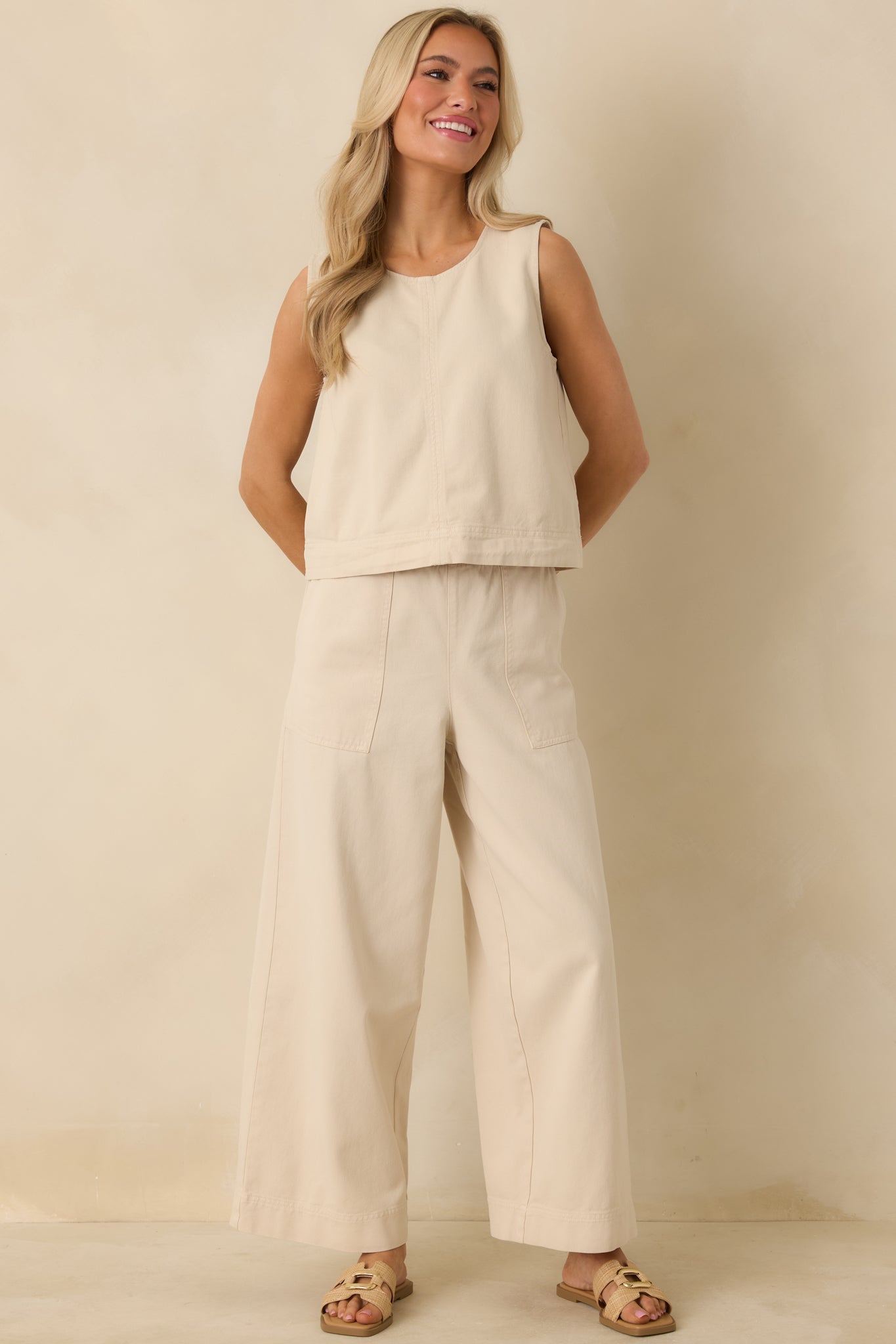 Z Supply Parchment Beige Daycation Pants
