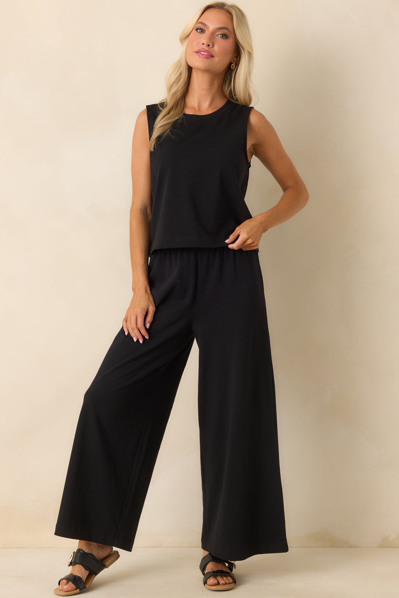 Z Supply Black Sloane Cotton Jersey Tank