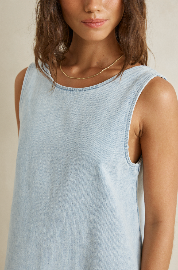Rhythm Riley Denim Mini Dress