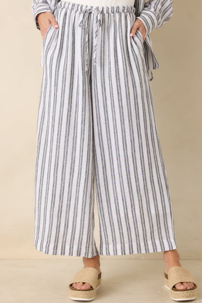 Z Supply The Perfect Black & White Stripe Pants