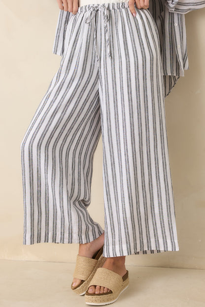 Z Supply The Perfect Black & White Stripe Pants