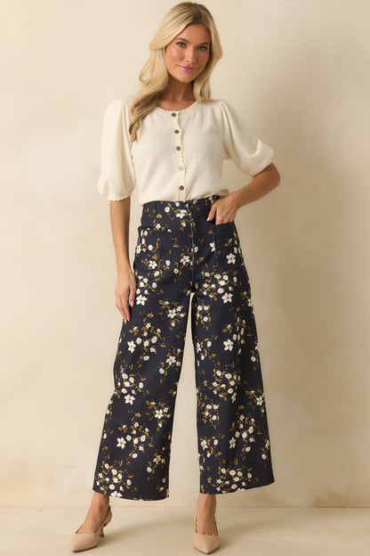 It's Always Right Ivory Short Sleeve Button Front Cardigan