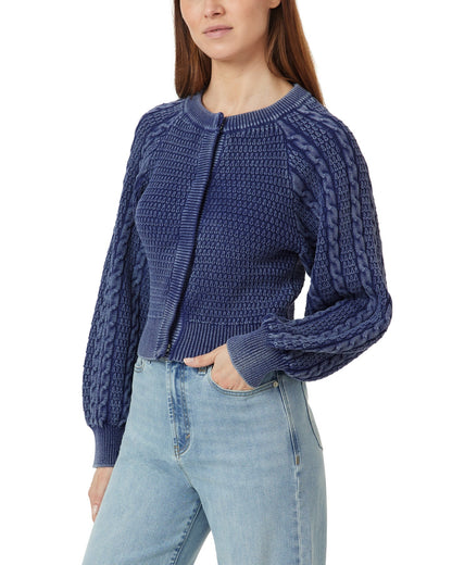 Washed Cable Cardigan