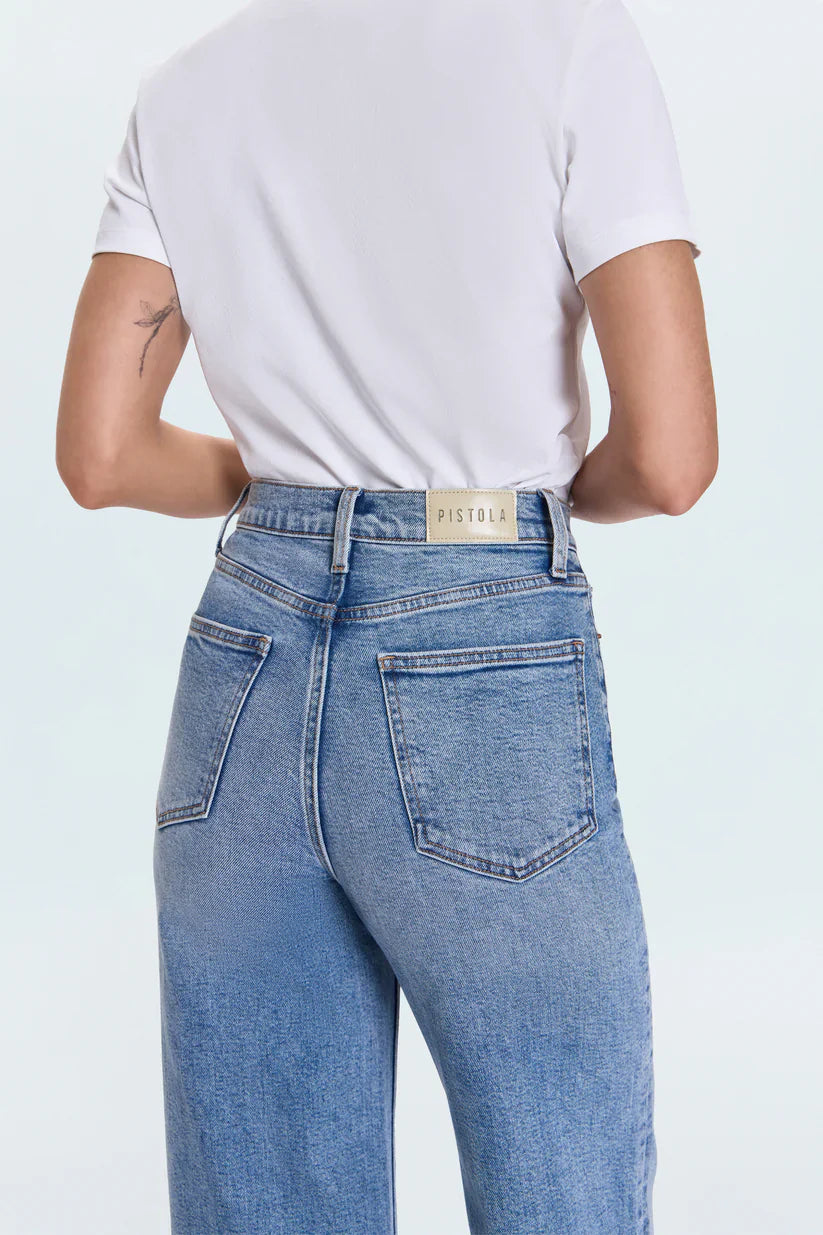PISTOLA Lana Crop High Rise Ultra Wide Leg Women's Jean