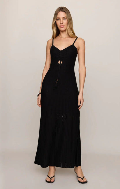Sunda Crochet Midi Dress