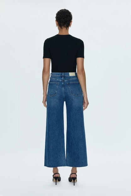 PISTOLA Lana Crop High Rise Ultra Wide Leg Women's Jean