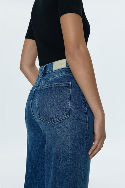 PISTOLA Lana Crop High Rise Ultra Wide Leg Women's Jean