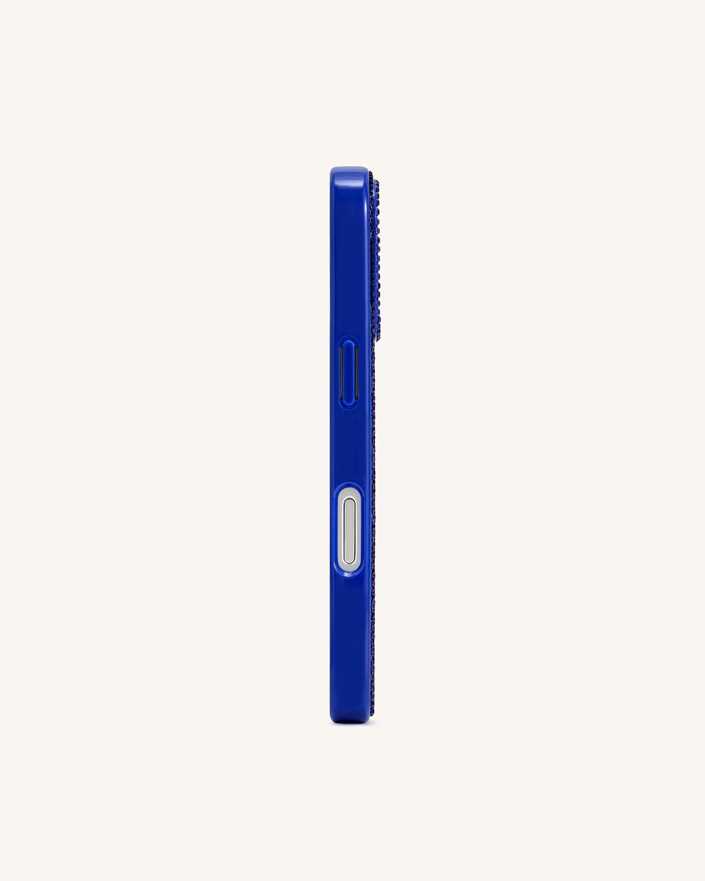 魚圖案手機殼－藍色/白色