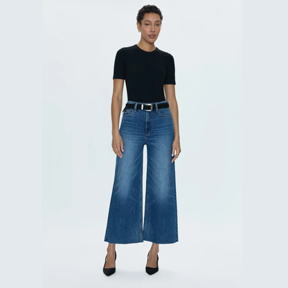 PISTOLA Lana Crop High Rise Ultra Wide Leg Women's Jean