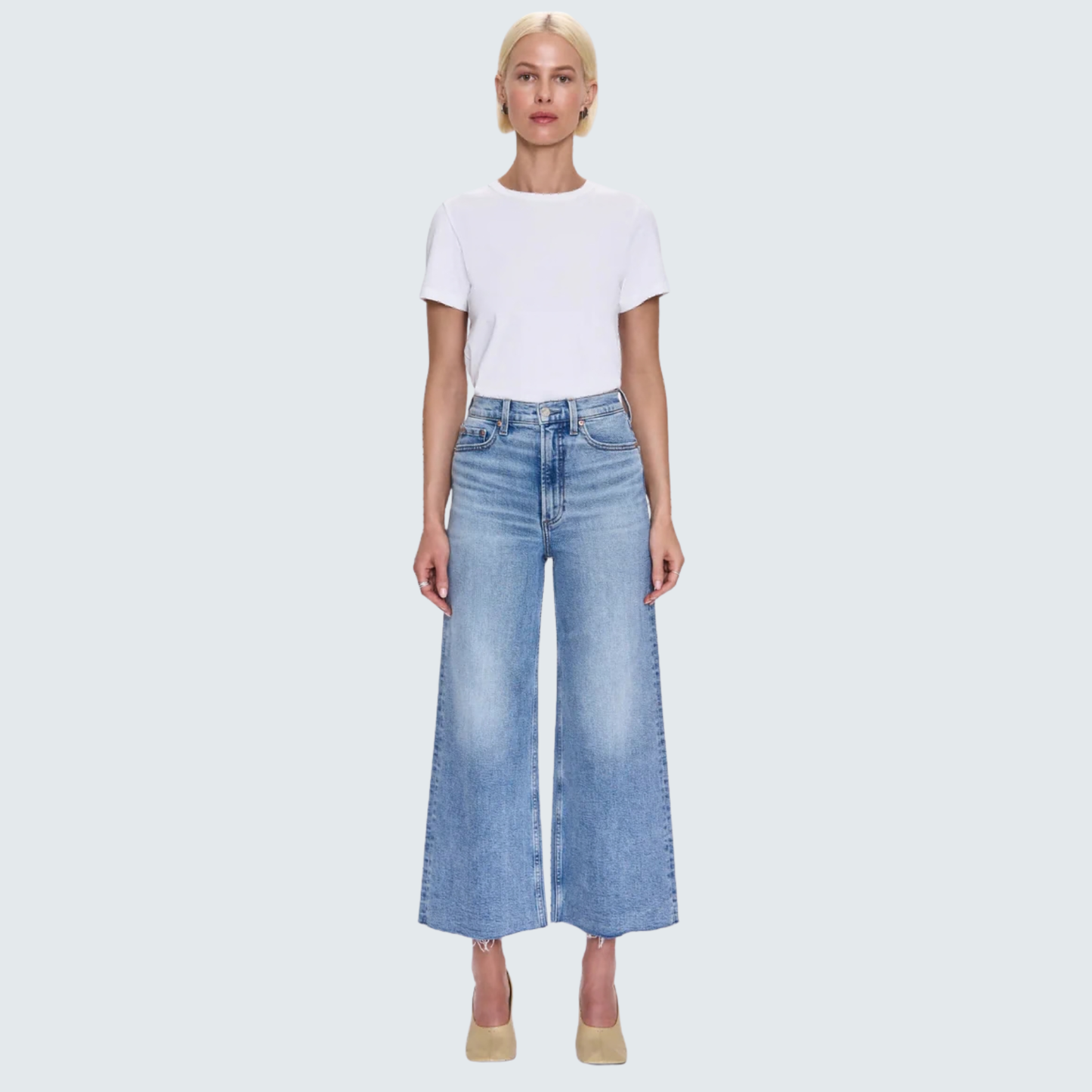 PISTOLA Lana Crop High Rise Ultra Wide Leg Women's Jean