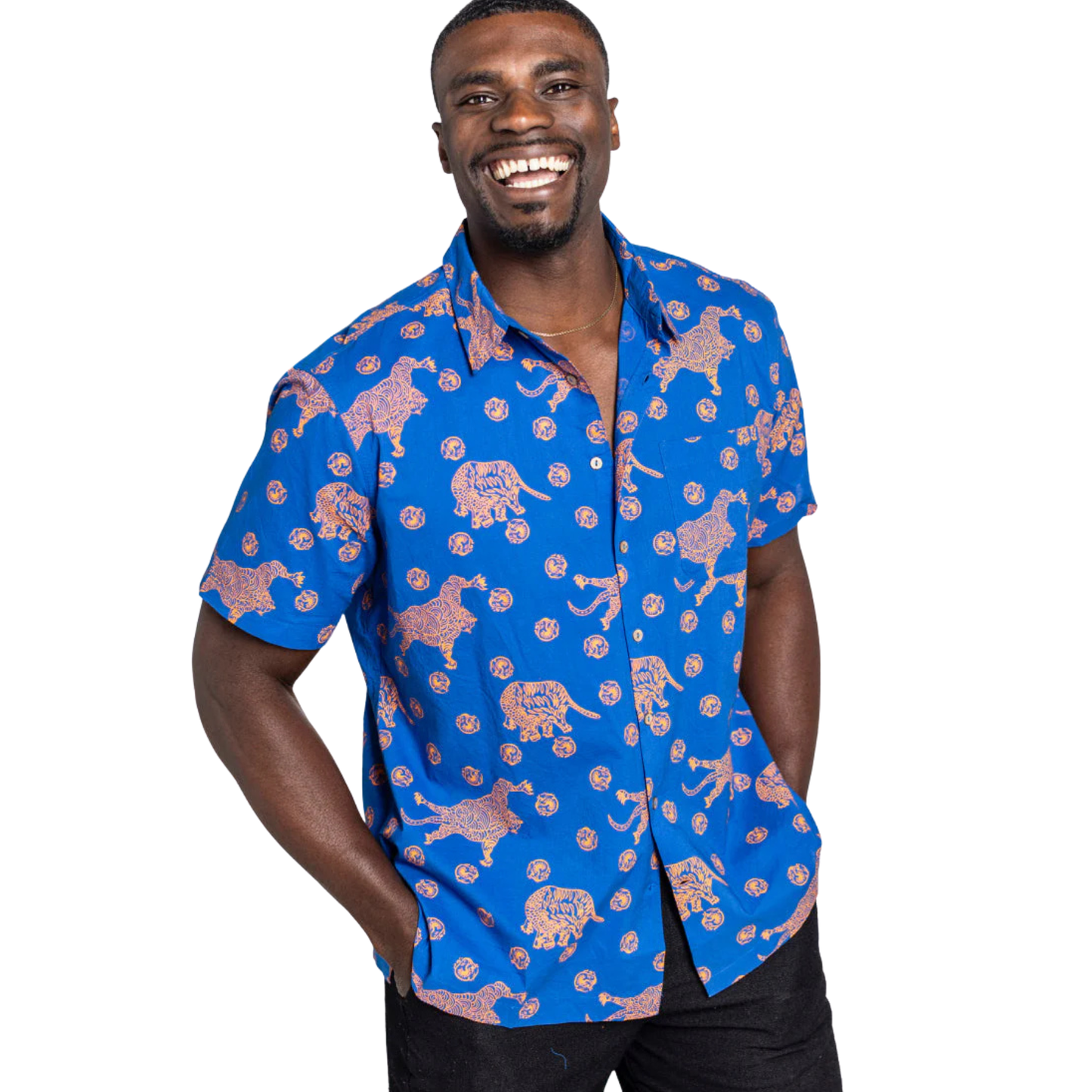 One World Brothers Electric Tiger Shirt