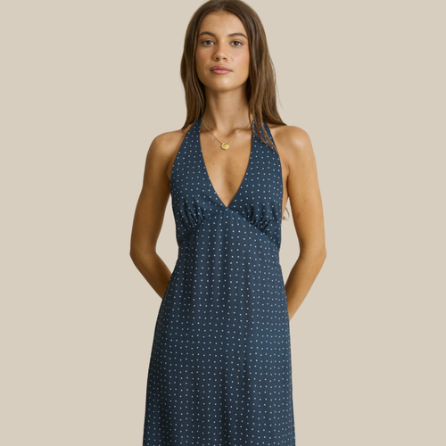 Rhythm Maisy Halter Maxi Dress