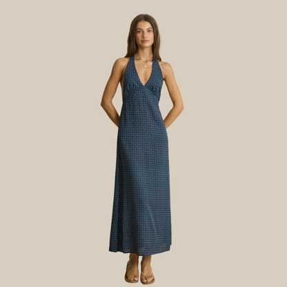 Rhythm Maisy Halter Maxi Dress