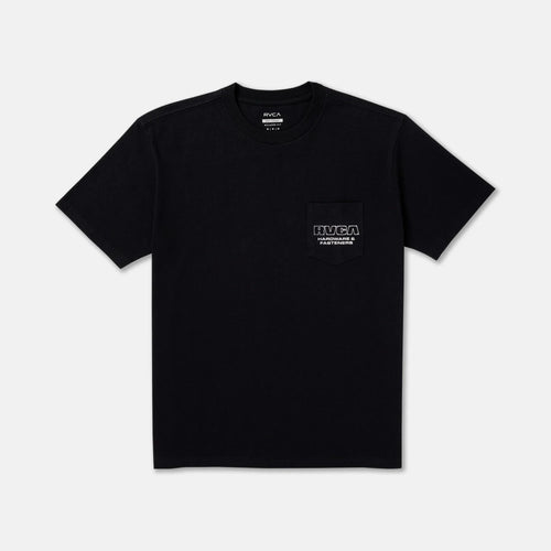 RVCA Fasteners Pocket Short Sleeve Tee
