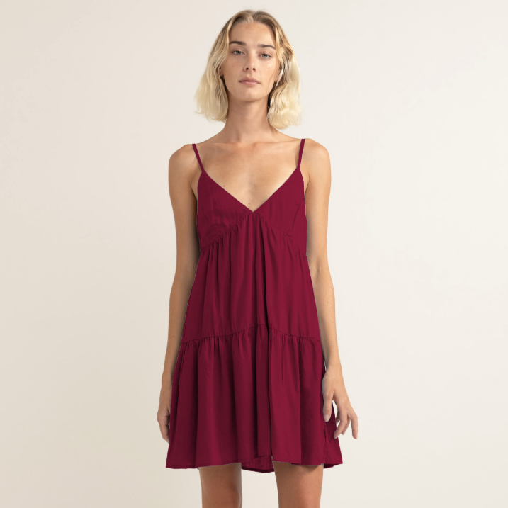 Rhythm Classic Tiered Mini Dress