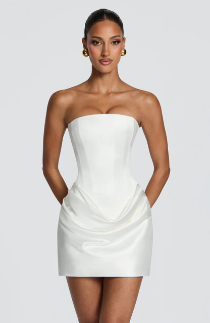 Ella Mini Dress - Ivory