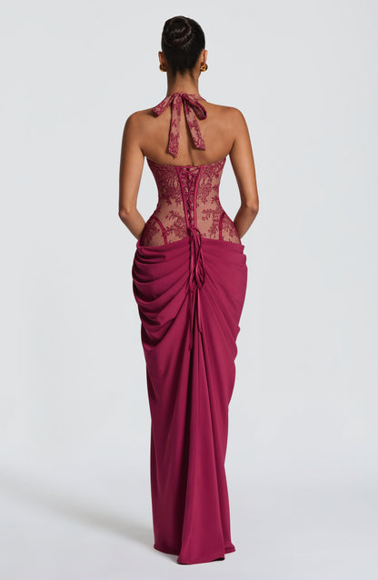 Bonita Maxi Dress - Mulberry