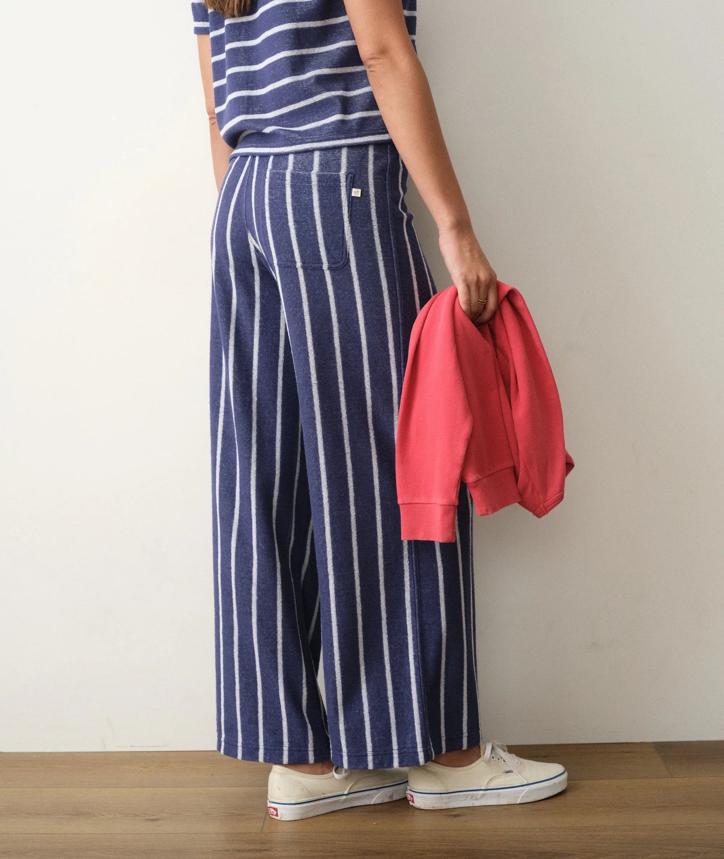 Marine Layer Beach Terry Wide Leg Pant