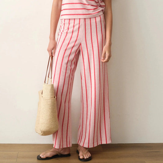 Marine Layer Beach Terry Wide Leg Pant