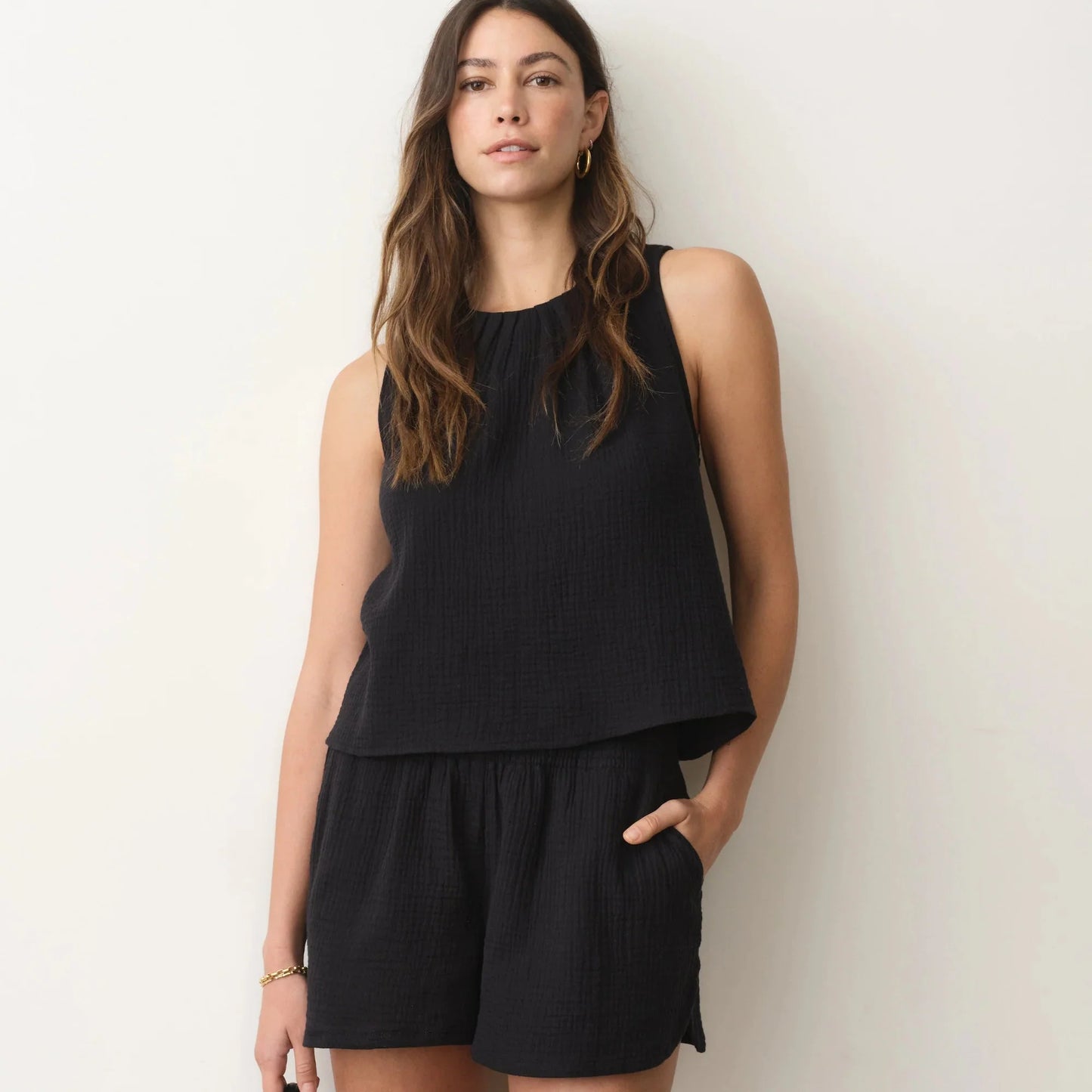 Marine Layer Isla Double Cloth Short