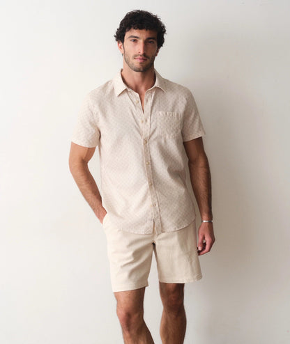 Marine Layer Better-Than-Linen Short Sleeve Shirt