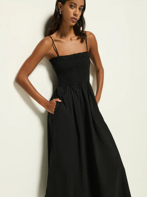 Nation LTD Sibelle Smocked Midi Dress