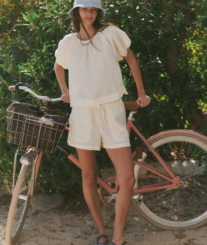 Marine Layer Linen Drawstring Short