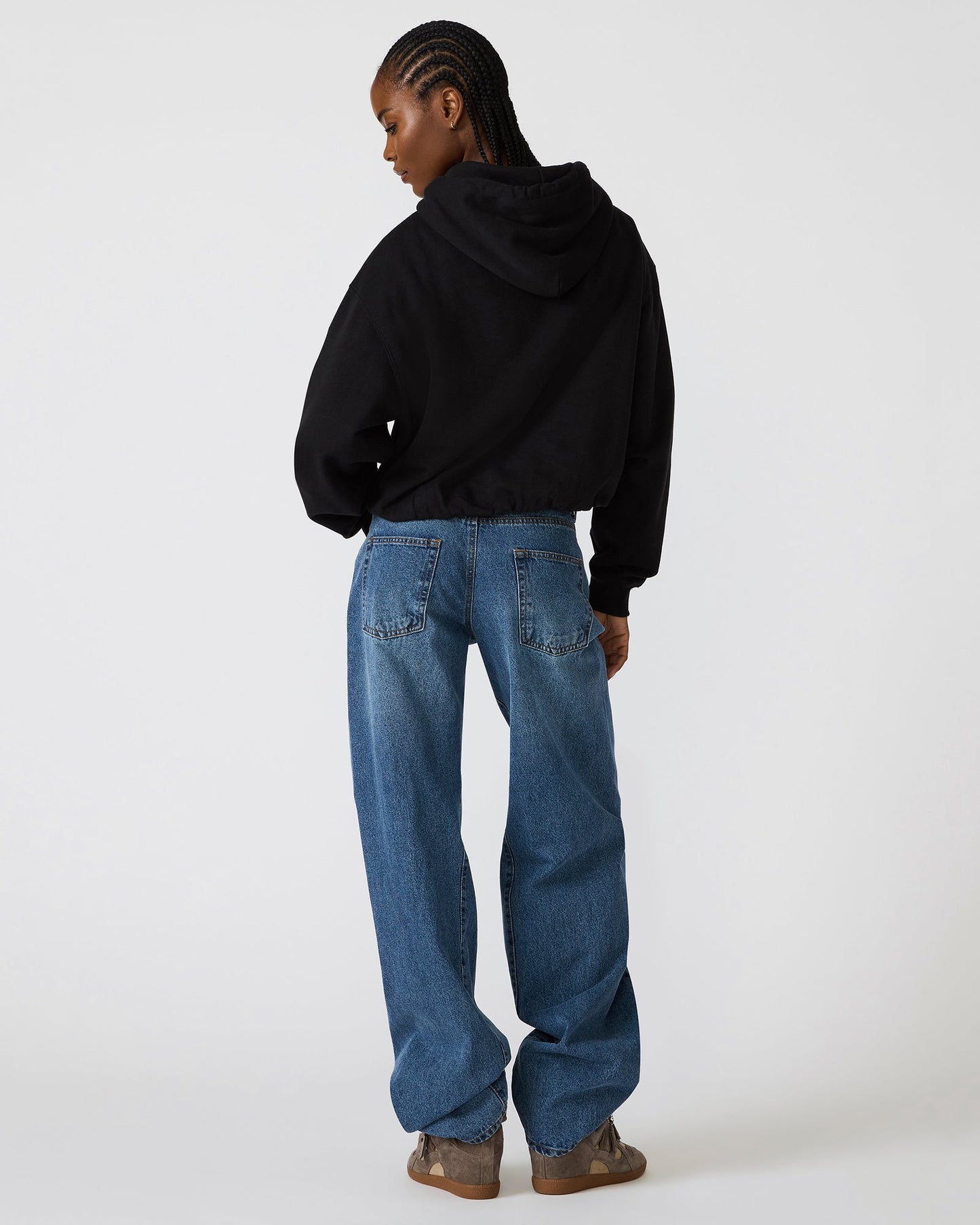 SM LOGO HOODIE BLACK