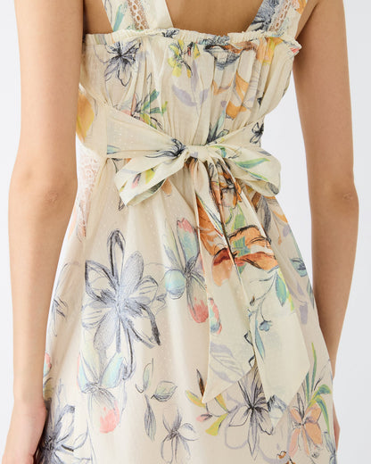 ALEXUS DRESS VINTAGE IVORY