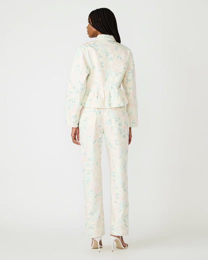 SLOAN FLORAL JACKET PEACH BEIGE