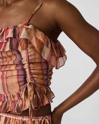 SHILLOH TOP STRIPE MULTI