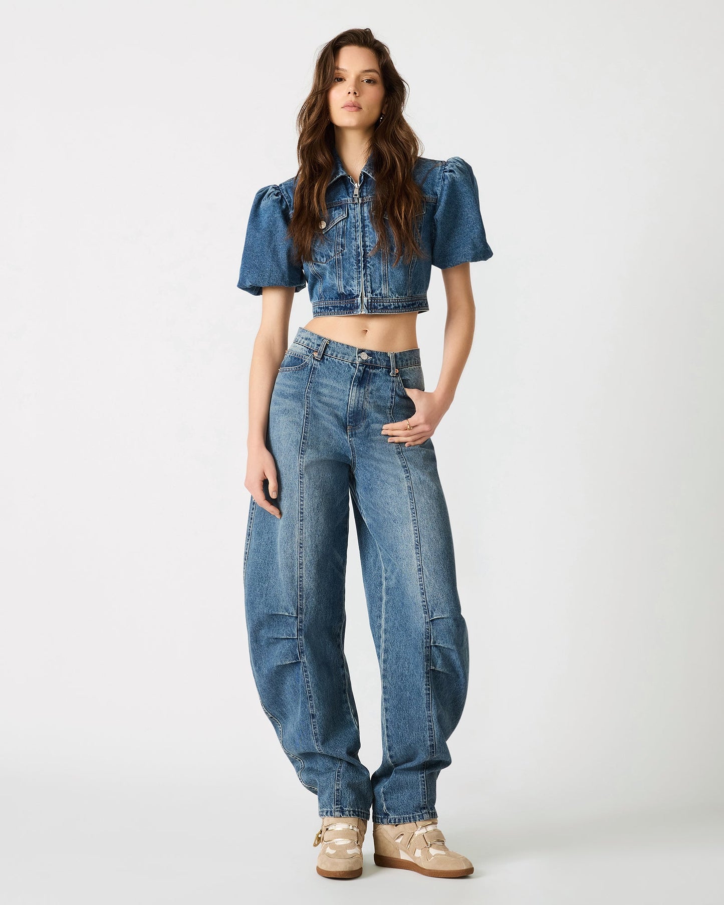 AUSTIN JEAN BLUE HEATHER