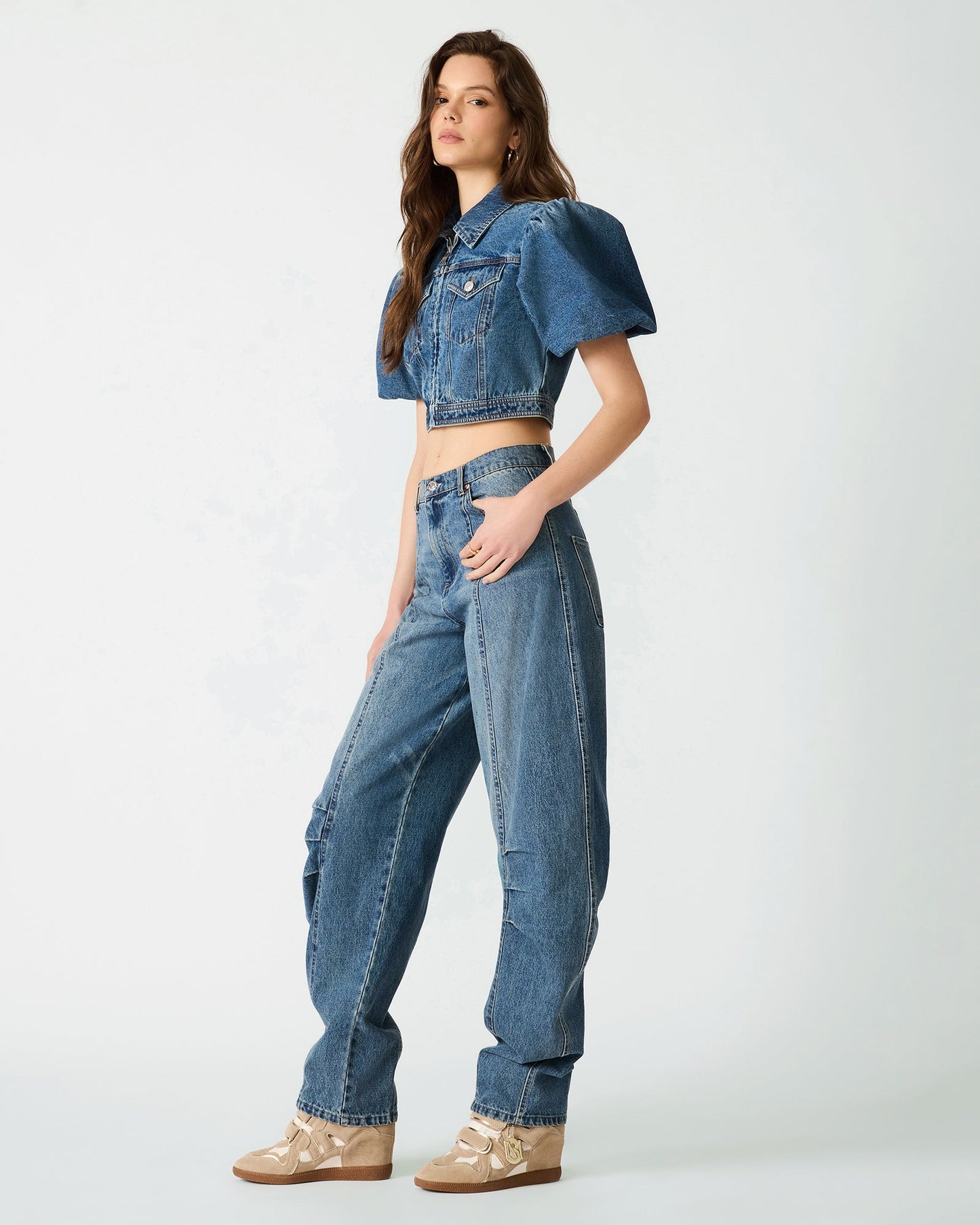 AUSTIN JEAN BLUE HEATHER