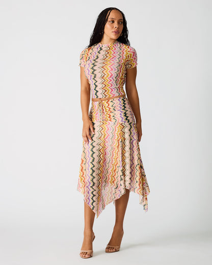LARKE KNIT TOP RAINBOW VISION
