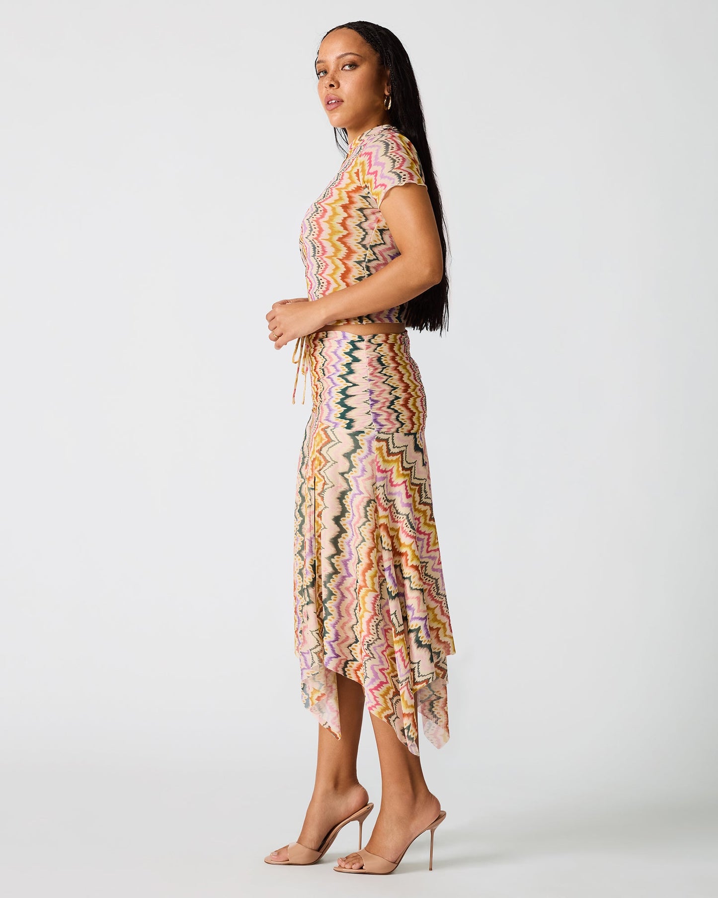 LARKE KNIT TOP RAINBOW VISION